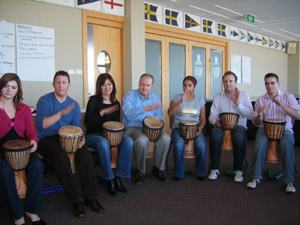 ANZ Corporate Drumming Event Royal Motor Yacht Club Potts Point